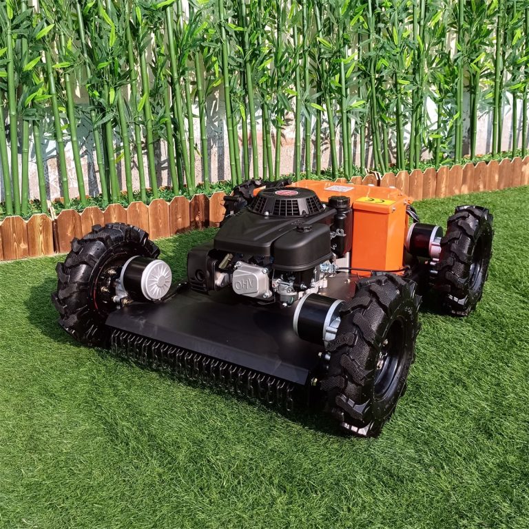 Bezdrôtové rádio Control Crawler Hillside Slasher Mower Čína výrobca továreň