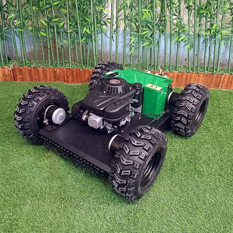 remotely controlled track slope embankments lawn mulcher China manufacturer factory