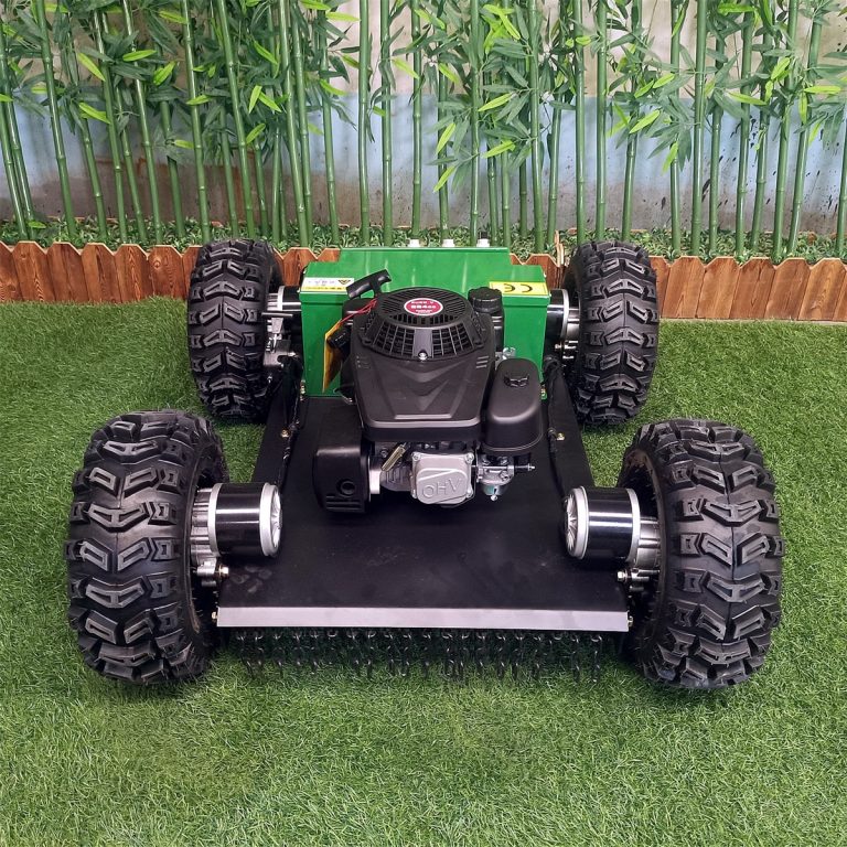 wireless radio control crawler high grass lawn grass cutter
